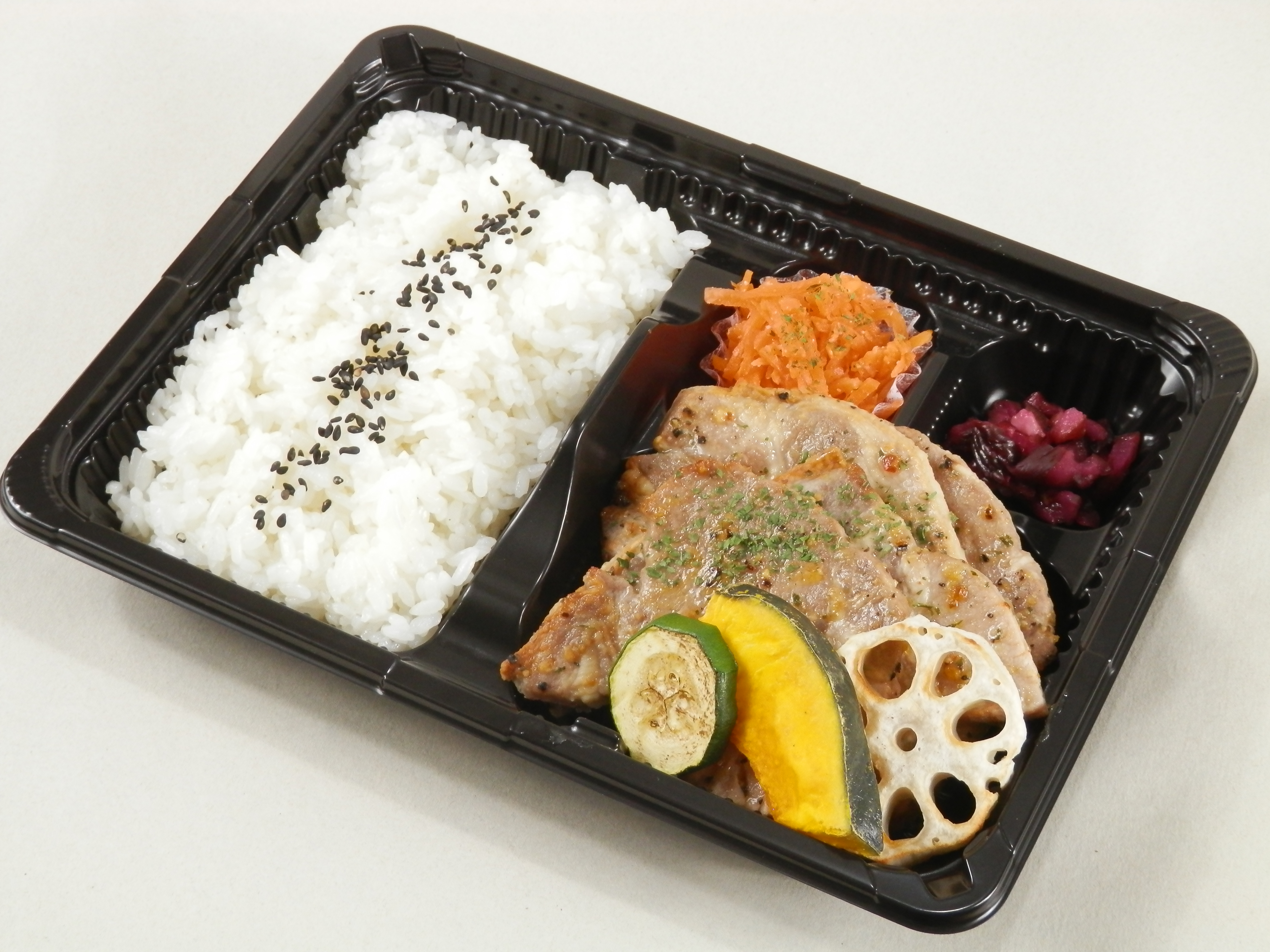 【お値打ち】豚のイタリア風レモン焼き弁当